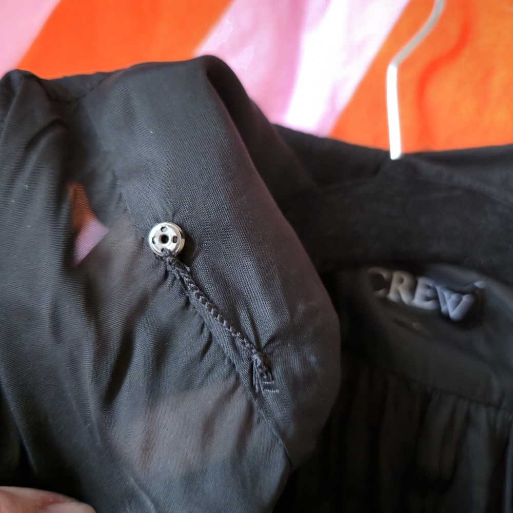 J.Crew Black Sheer Blouse - Picture 5 of 13
